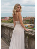 Ivory Beaded Wedding Dress With Detachable Jacket